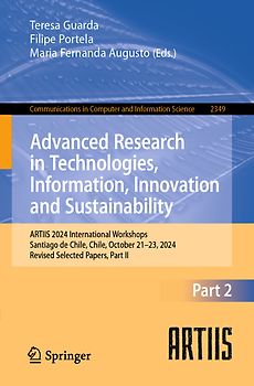 Advanced Research in Technologies, Information, Innovation and Sustainability