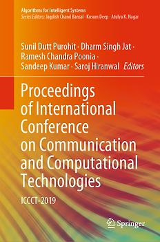 Proceedings of International Conference on Communication and Computational Technologies