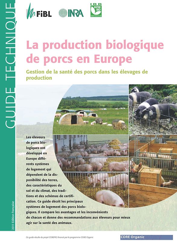 La production biologique de porcs en Europe