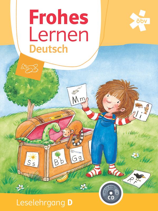 Frohes Lernen Deutsch, Leselehrgang Druckschrift mit Lauttabelle und CD-ROM