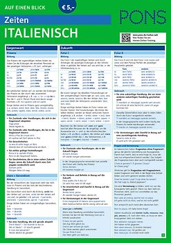 PONS Zeiten auf einen Blick Italienisch