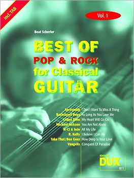 Best of Pop & Rock for Classical Guitar Vol. 1