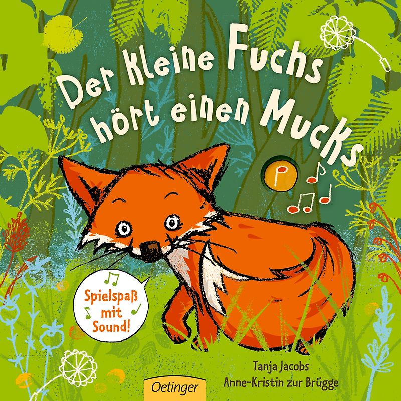Der kleine Fuchs hört einen Mucks