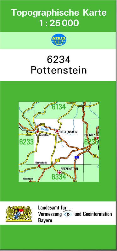 TK25 6234 Pottenstein