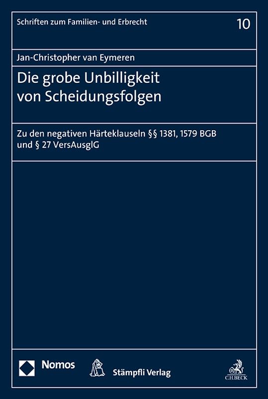 Die grobe Unbilligkeit von Scheidungsfolgen