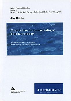 Grundsätze ordnungsmässiger Finanzberatung
