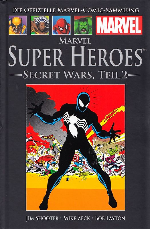 Die offizielle Marvel-Comic-Sammlung 6: Super Heros: Secret Wars, Teil II - Jim Shooter [Gebundene Ausgabe]
