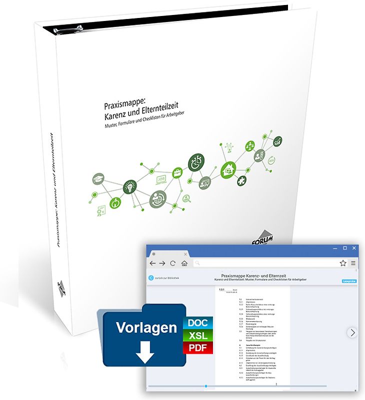 Print plus-Ausgabe Praxismappe Karenz und Elternteilzeit