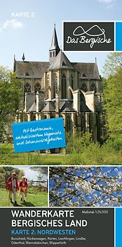 Bergisches Land (Nordwesten) Wanderkarte 2