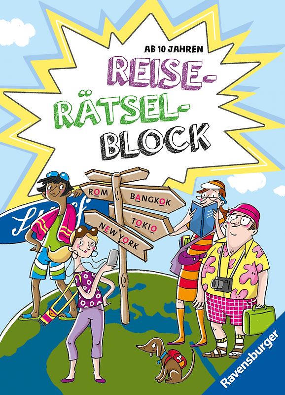 Reise-Rätselblock ab 10 Jahren
