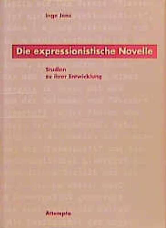 Die expressionistische Novelle