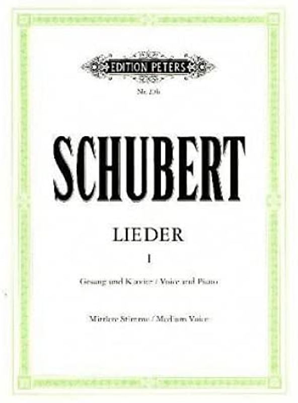 Lieder, Band 1: Mittlere Singstimme