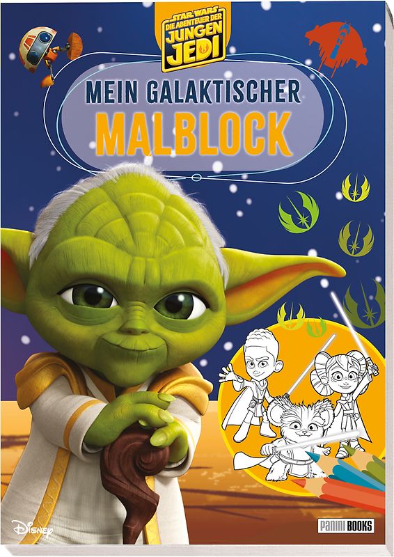Star Wars: Die Abenteuer der jungen Jedi - Mein galaktischer Malblock