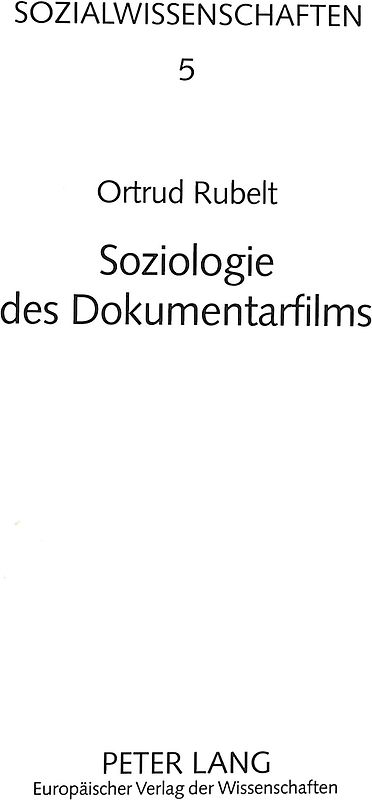 Soziologie des Dokumentarfilms