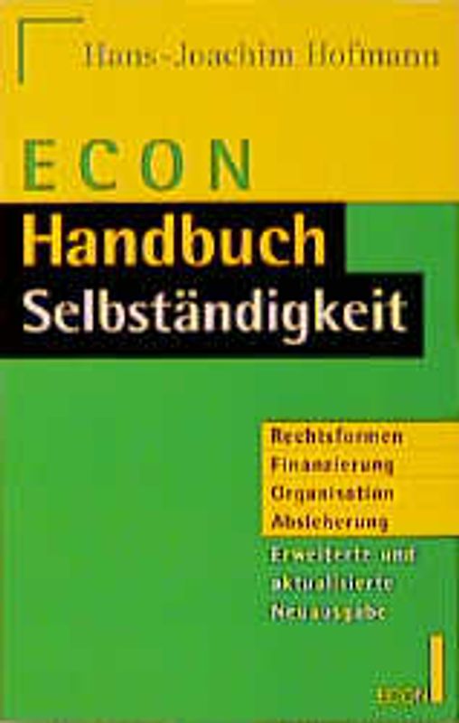 Econ-Handbuch Selbständigkeit