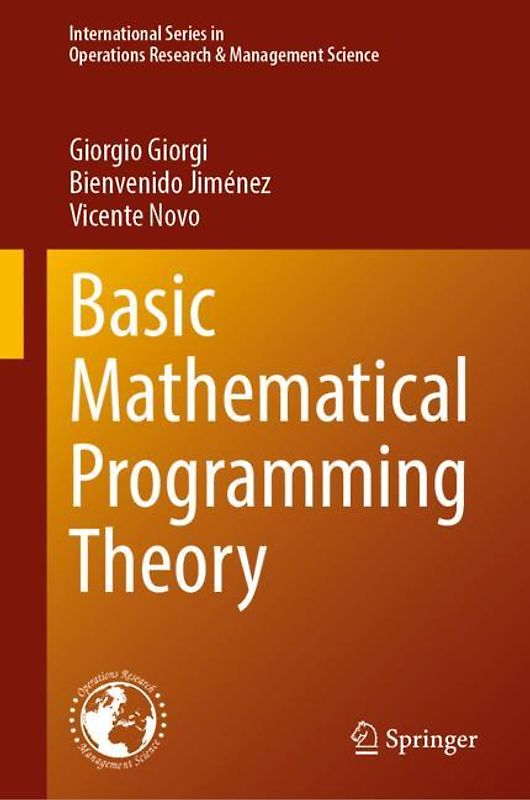Basic Mathematical Programming Theory