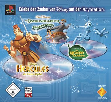 Triplepack: Hercules + Das Dschungelbuch + Bug's Life PlayStation 1