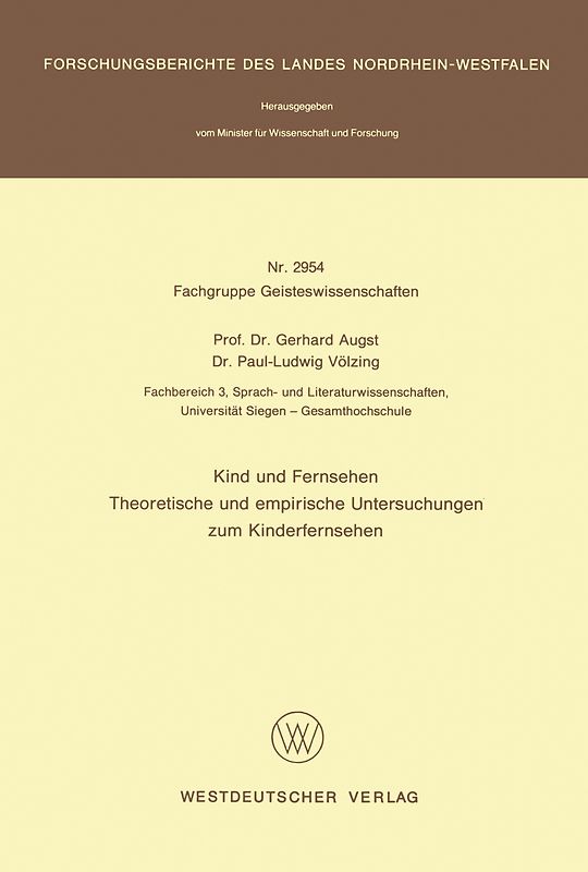 Kind und Fernsehen