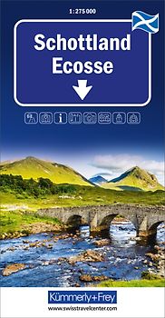 Kümmerly+Frey Regional-Strassenkarte Schottland 1:275.000