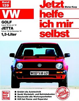 VW Golf II (ab 83), VW Jetta II (ab 83), 1.3 Liter