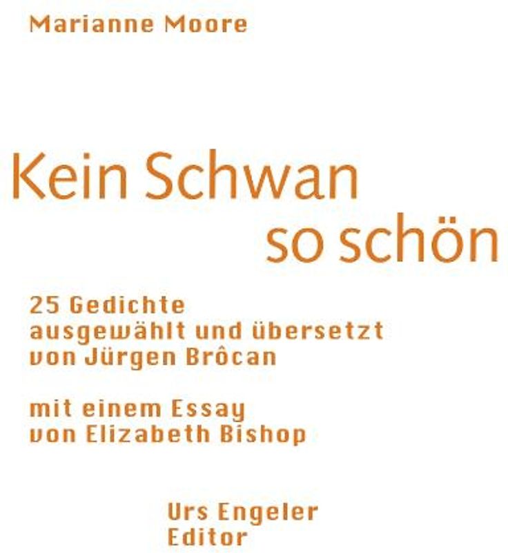 Kein Schwan so schön