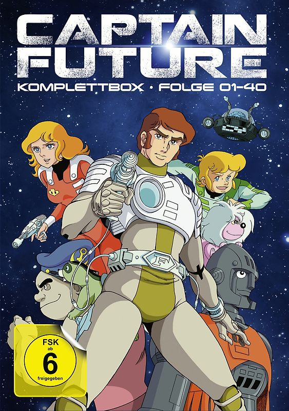 Captain Future - Komplettbox [8 Discs] DVD