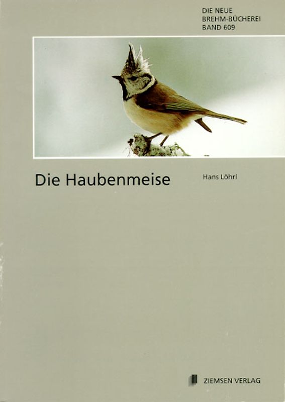 Die Haubenmeise. Parus cristatus