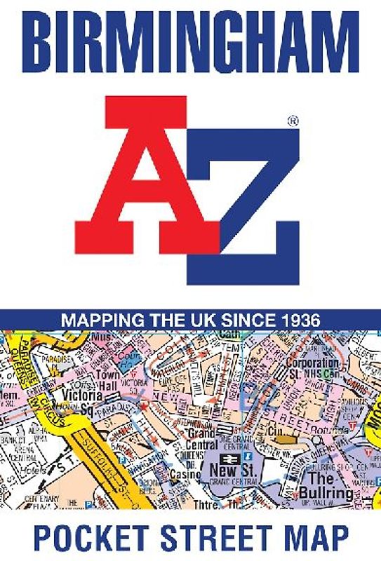 Birmingham Pocket Street Map
