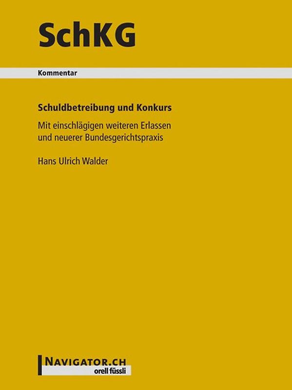 SchKG Kommentar