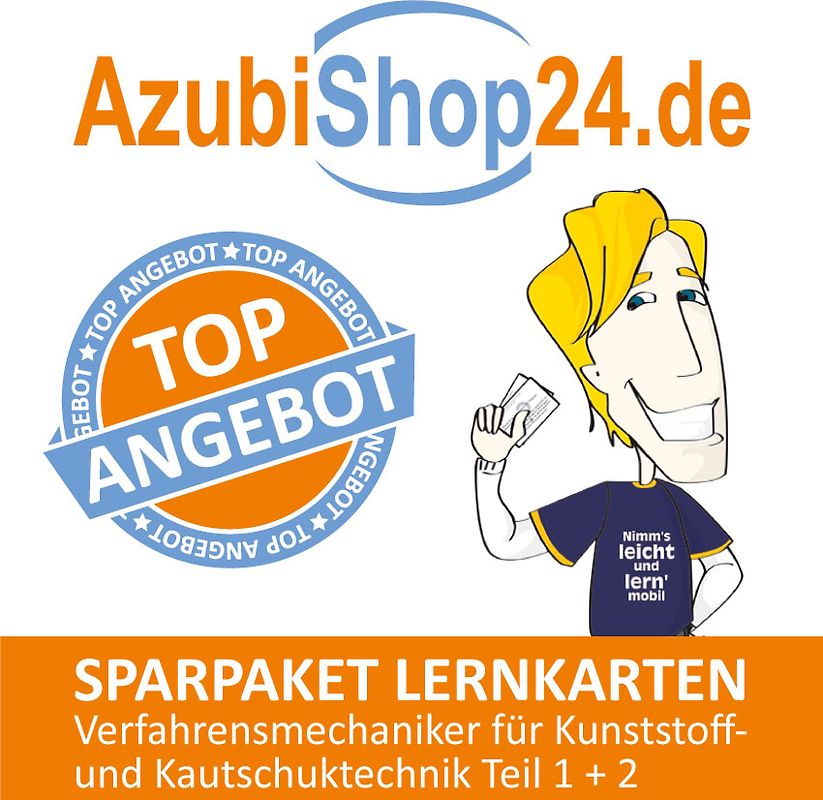 Lernkarten Paket Verfahrensmechaniker für Kunststoff- und Kautschuktechnik