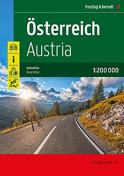 Österreich, Autoatlas 1:200.000, freytag & berndt
