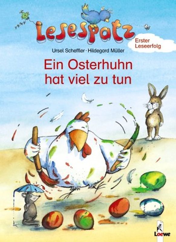 Ein Osterhuhn hat viel zu tun