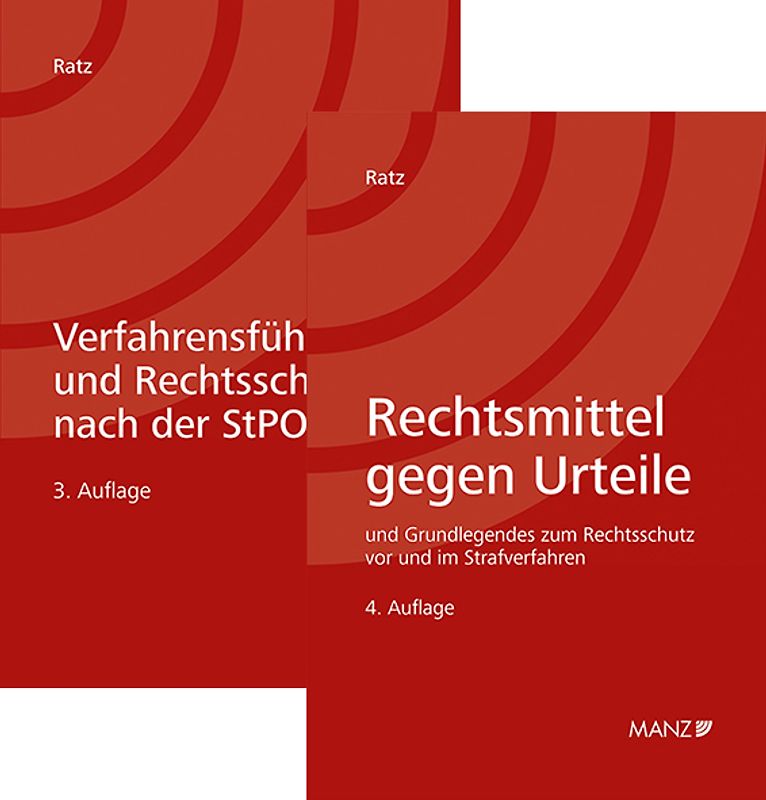 PAKET: Rechtsmittel und Urteile 4.Aufl + Verfahrensführung und Rechtsschutz nach der StPO 3.Aufl