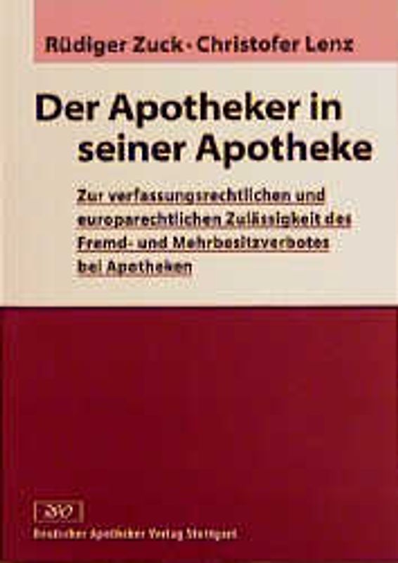 Der Apotheker in seiner Apotheke
