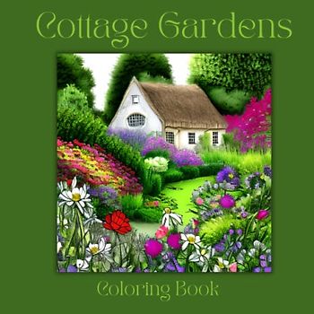 Cottage Garden: 35 Beautiful Flower Garden Coloring Pages for Adults. Traditional Cottage Gardens of the Cotswolds. Relax and Lose Yourself in the ... Original Designs to Color...8.5 x 8.5 Size
