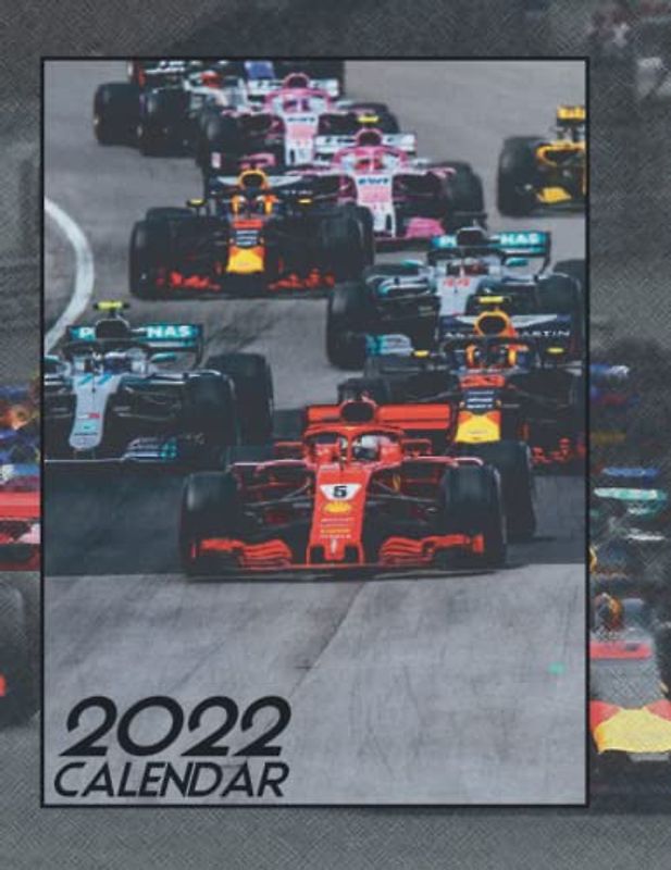 2022 Calendar: 2022 Calendar Gifts For Open Wheel Racing Cars Fans for Friends and Family,12-month Monthly Calendar