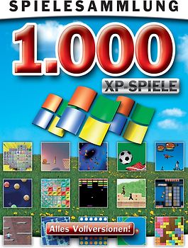 Spielesammlung: 1000 XP-Spiele - Alles Vollversionen! PC Spiele