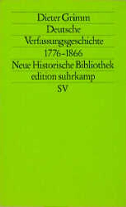 Deutsche Verfassungsgeschichte 1776–1866