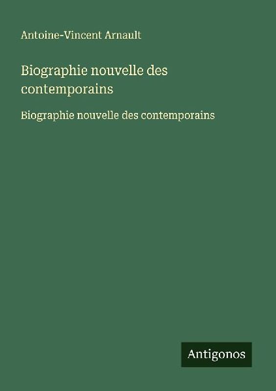 Biographie nouvelle des contemporains