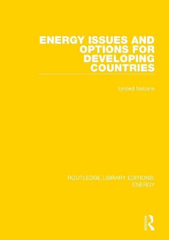 Energy Issues and Options for Developing Countries