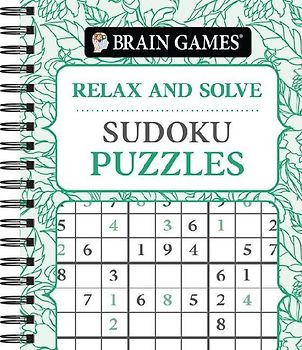 Brain Games - Relax and Solve: Sudoku (Pattern Cover)