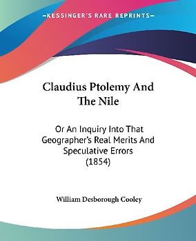 Claudius Ptolemy And The Nile
