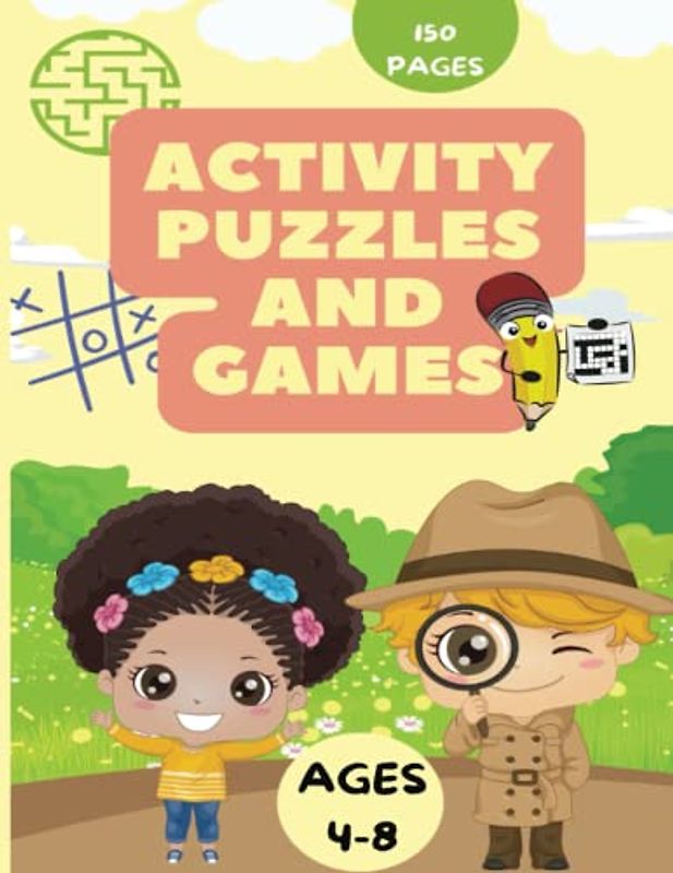Activity Puzzles and Games for Kids Ages 4-8
