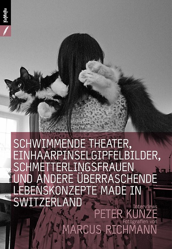Schwimmende Theater, Einhaarpinsel-Mattehorn-Bilder und Schmetterlingfrauen