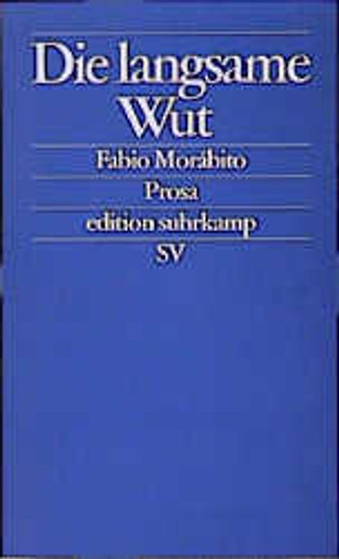 Die langsame Wut