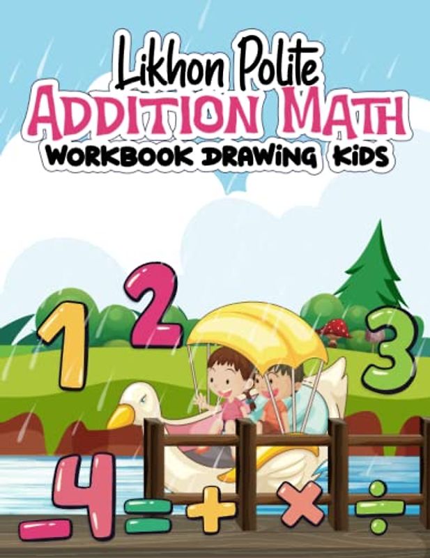 Likhon Polite Addition Math Workbook Drawing Kids
