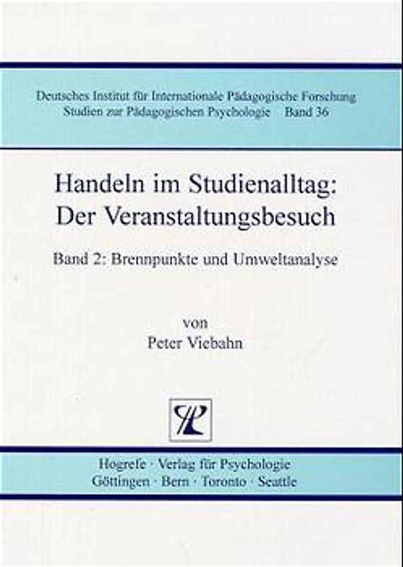 Handeln im Studienalltag: Der Veranstaltungsbesuch