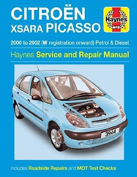 Citroen Xsara Picasso Petrol & Diesel (00 - 02) Haynes Repair Manual