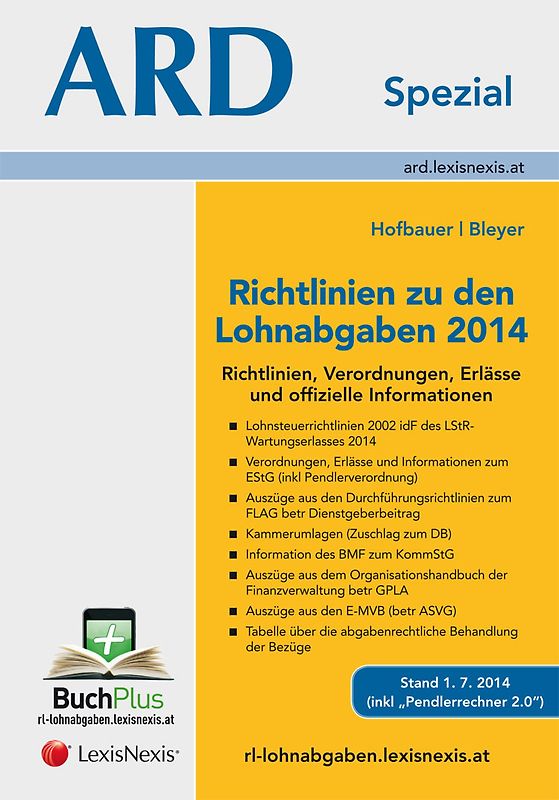 Richtlinien zu den Lohnabgaben 2014 - Richtlinien, Erlässe und offizielle Informationen