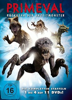 Primeval - Rückkehr der Urzeitmonster/Staffel 1-4 - Box-Set [11 DVDs] DVD